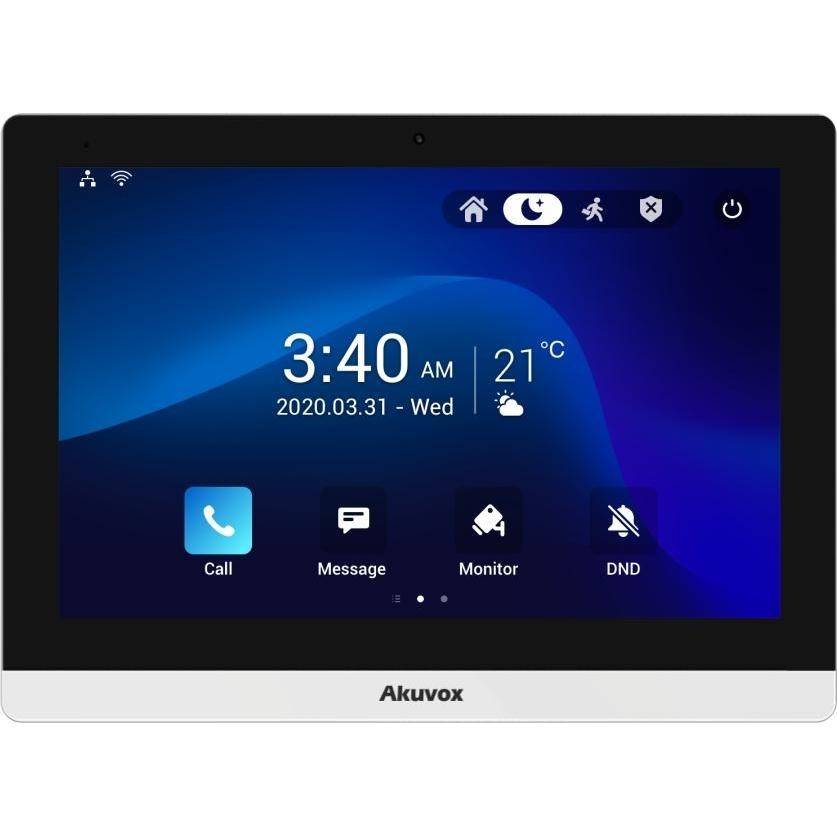 Akuvox Binnenstation C319S, Touchscreen, Android, PoE, wit-0