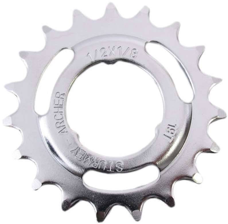 Tandwiel Sturmey Archer 19T - 1/8" doorgezet - chroom-0
