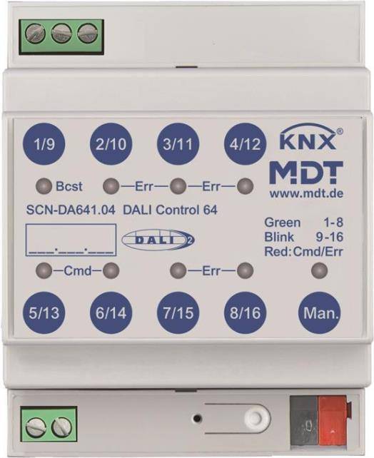 MDT Technologies DALI Control 64 Gateway - 4TE - REG SCN-DA641.04-0