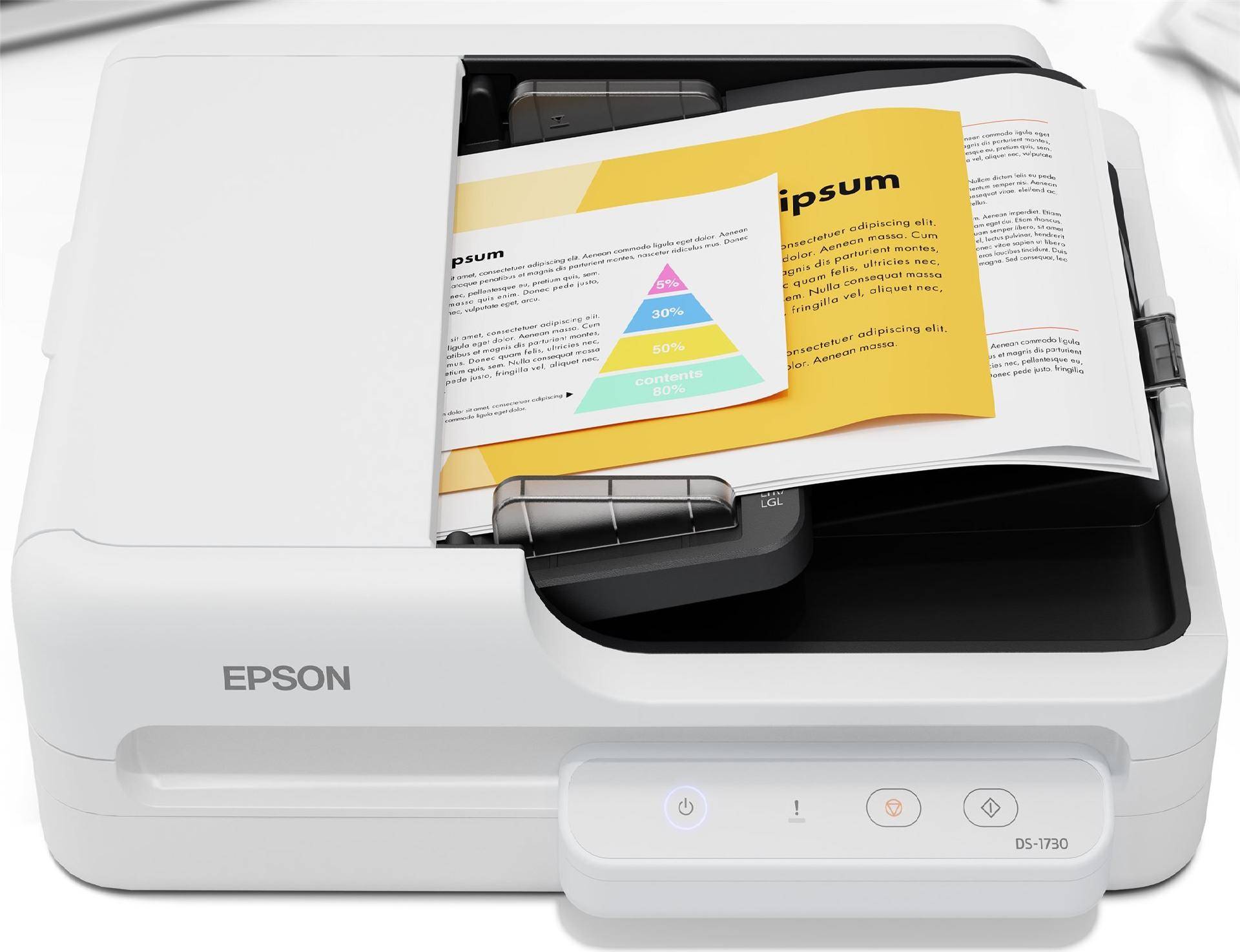 Epson WorkForce DS-1730 - Document scanner - Duplex - 1200 dpi - A4 B11B273401-0