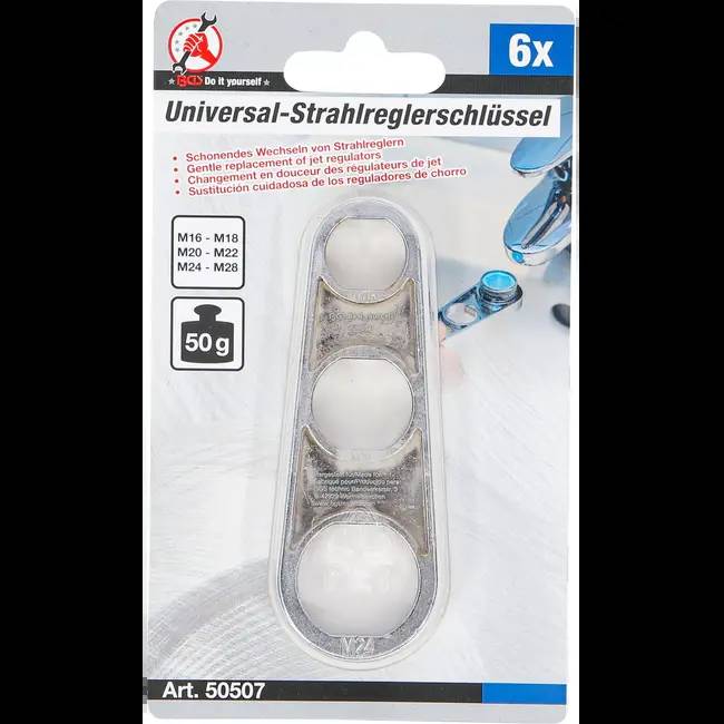 BGS Perlator sleutel voor de waterkraan universeel M16 - M24-4