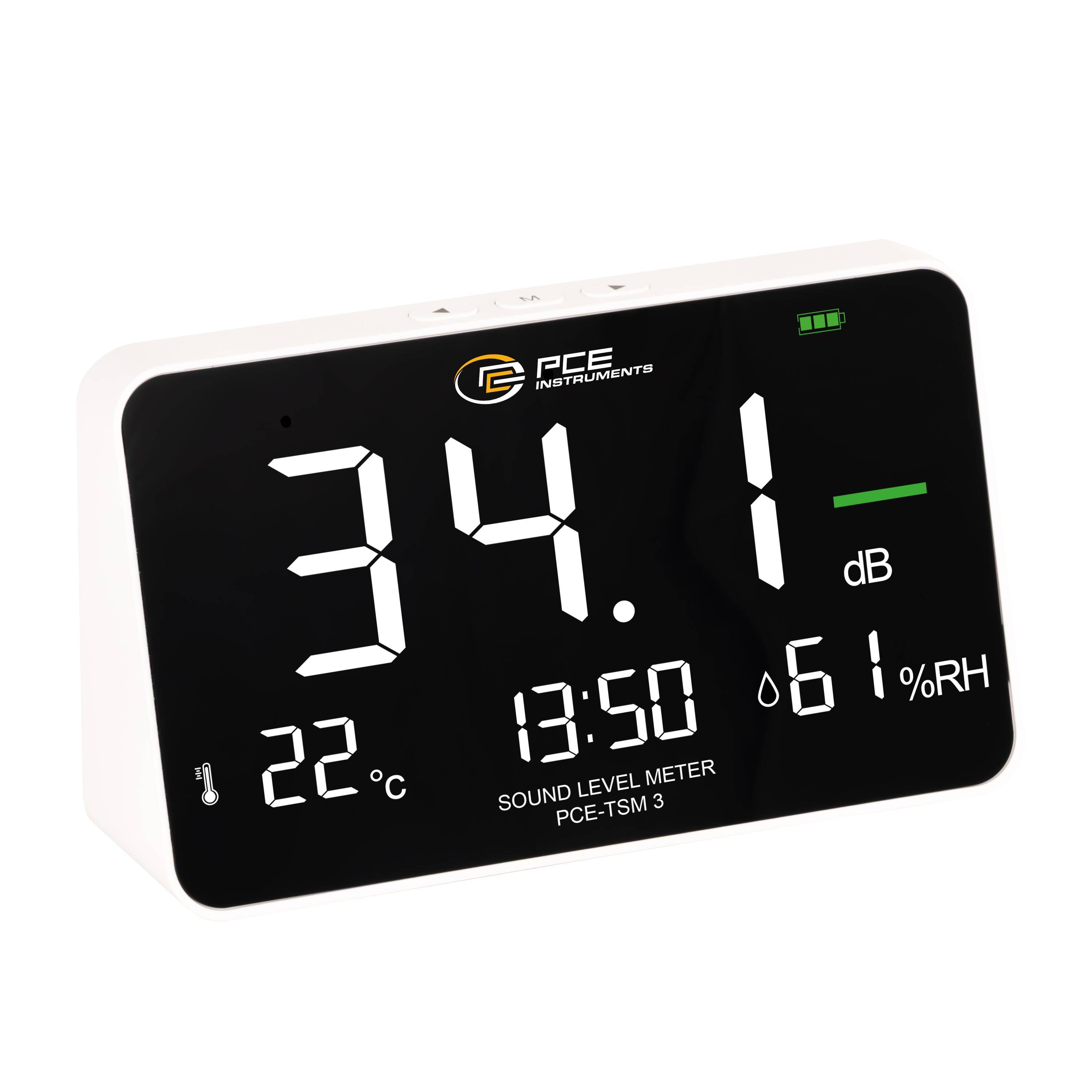 PCE Instruments PCE-TSM 3 Decibelmeter 30 - 130 dB 50 Hz - 8500 Hz-0