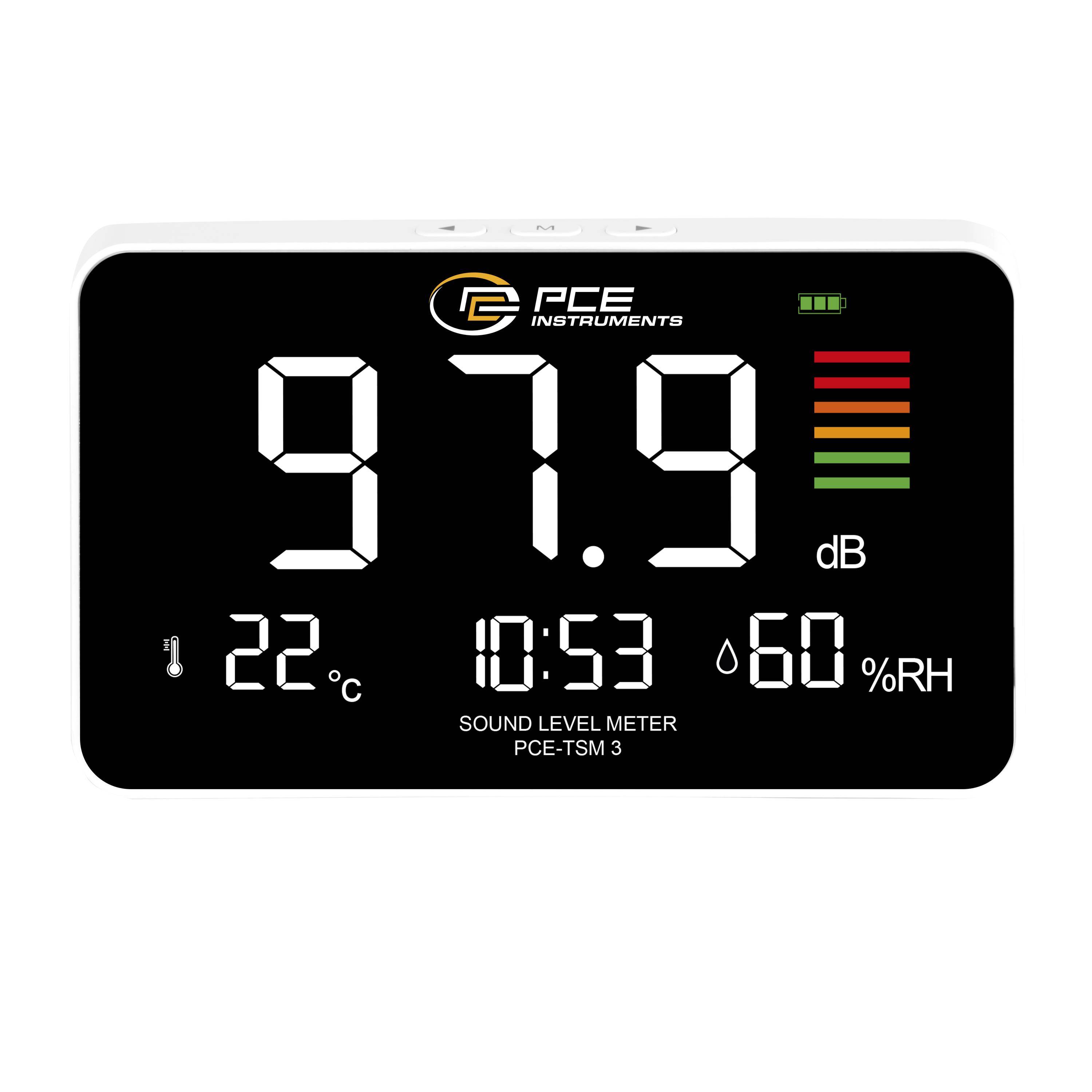 PCE Instruments PCE-TSM 3 Decibelmeter 30 - 130 dB 50 Hz - 8500 Hz-1