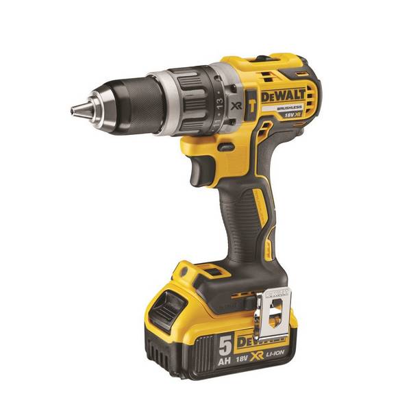 DeWALT DCD796P2-QW Accu Klopboormachine Zonder Sleutel 18V Zwart/Geel 1,8 kg