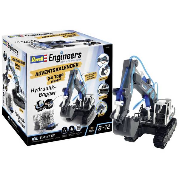 Revell Adventskalender Hydraulische Graafmachine 01054