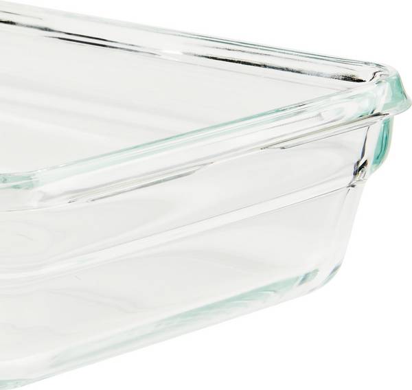 EMSA CLIP & CLOSE GLASS - Rechthoekige Doos - Transparant Glas - 420 °C - -40 tot 420 °C (600767)
