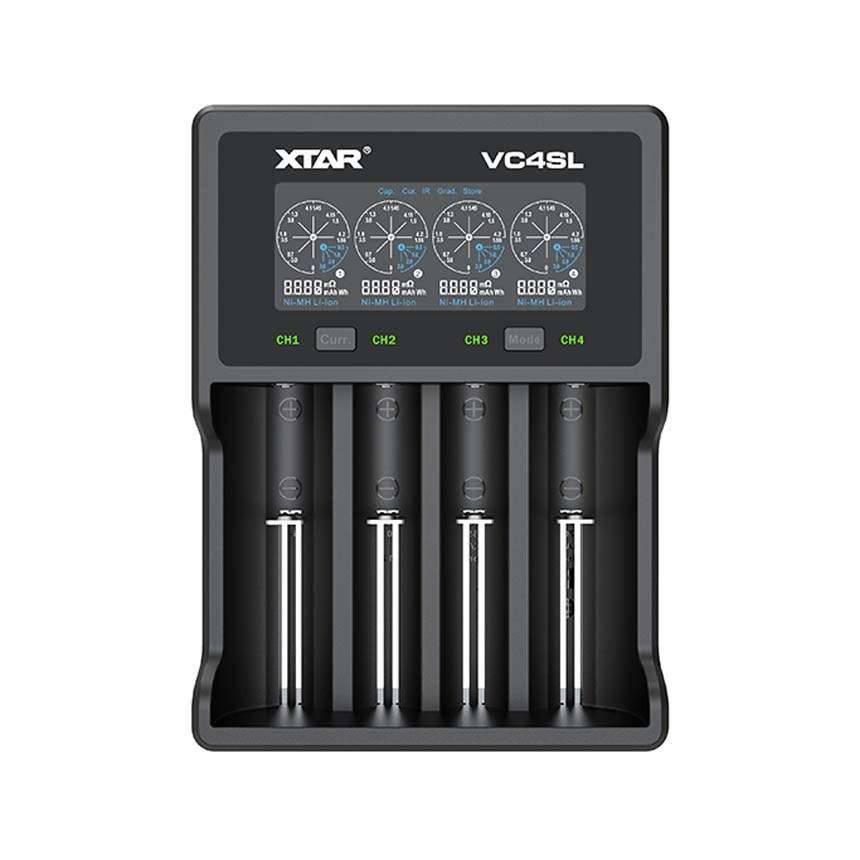 XTAR VC4SL batterijlader voor Li-ion / Ni-MH / Ni-CD 18650 cilindrische batterijen-0