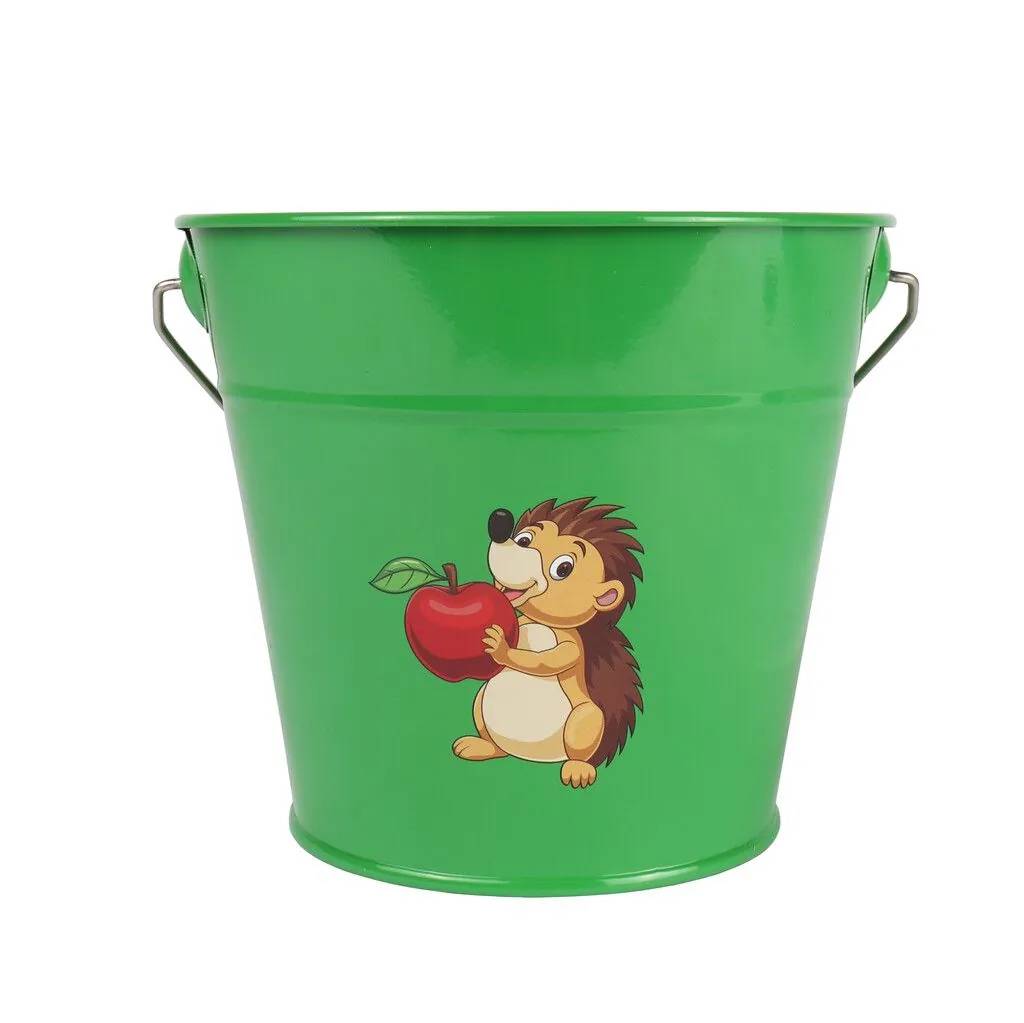 Talen Tools - Emmer - Voor kinderen - Egel - Metaal - Groen-0