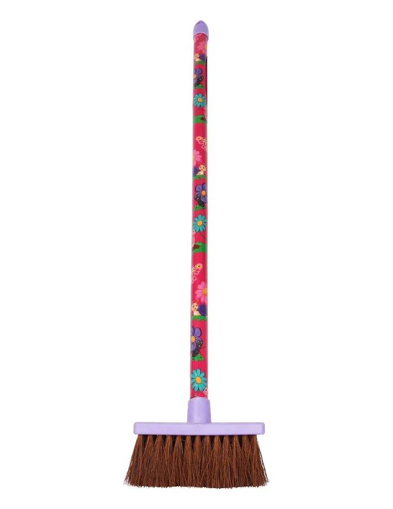 Talen Tools - Bezem - Voor kinderen - Kunststof - Paars-0