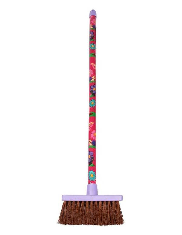 Talen Tools - Bezem - Voor kinderen - Kunststof - Paars