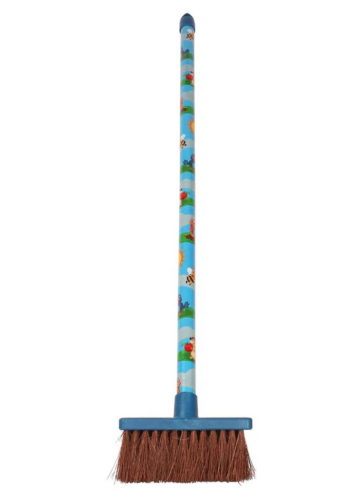 Talen Tools - Bezem - Voor kinderen - Kunststof - Blauw-0