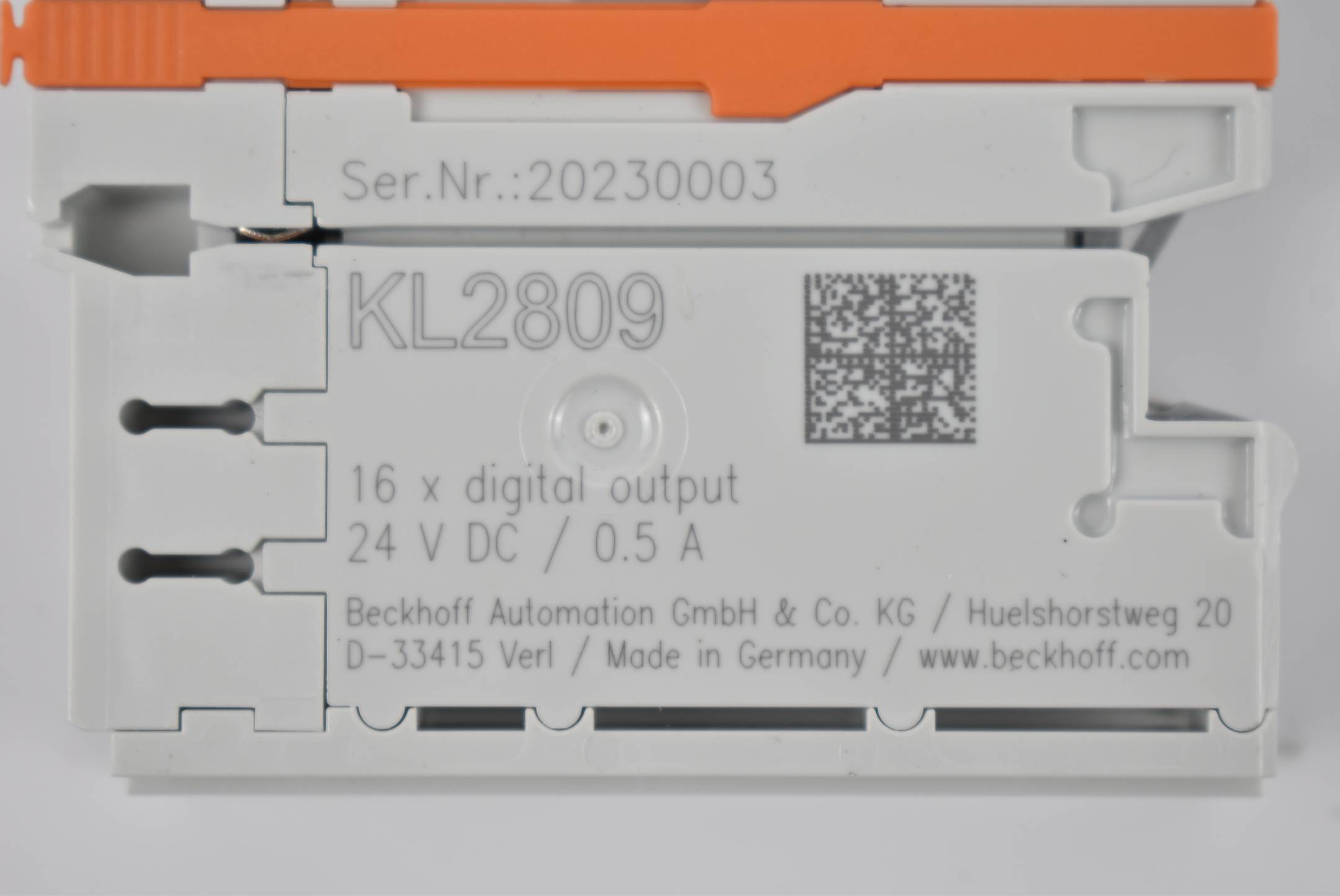 Beckhoff - KL2809 - Beckhoff Busklem 16-Kanaal-Digital-Uitgang | KL2809-2