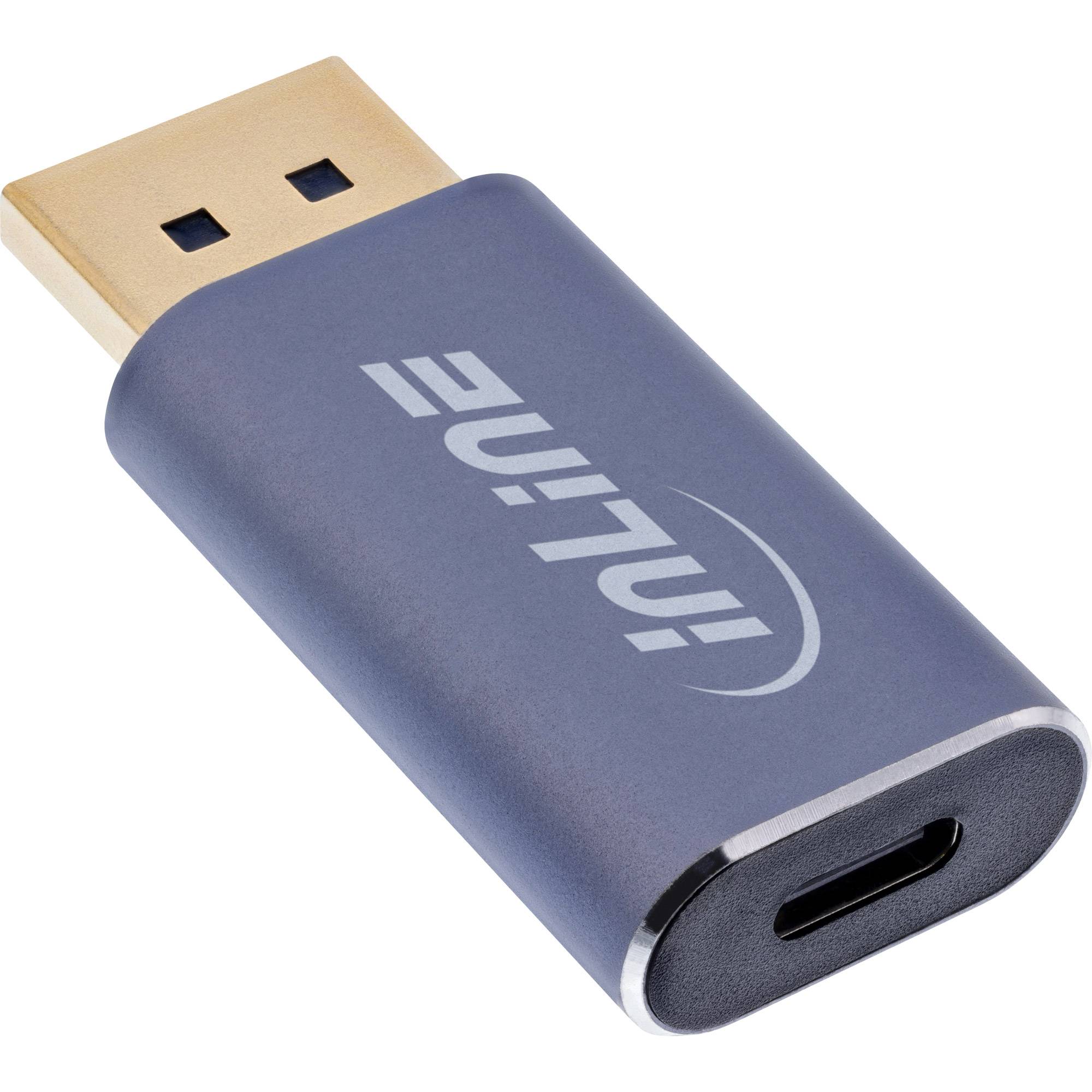 InLine® USB-beeldschermconverter, DisplayPort naar USB-C bidirectioneel, 8K-1