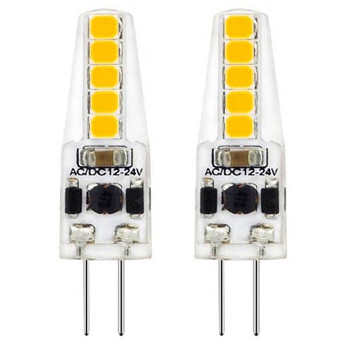 Vito Lighting LED Insteeklamp G4 Helder - 2W 180lm 6400K - Koudwit - Vervangt 18W - 12V - 2 stuks-0