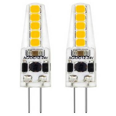 Vito Lighting LED Insteeklamp G4 Helder - 2W 175lm 4000K - Neutraalwit - Vervangt 18W - 12V - 2 stuks