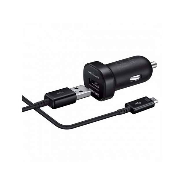 EP-LN930CBEGWW Samsung Adaptive Fast Charging USB Car Charger Micro USB Black Bulk-0