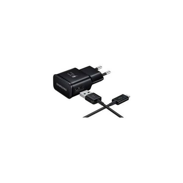 EP-TA20EBEUGWW Samsung Quick Travel Charger incl. Micro USB Cable 2.0A Black Bulk