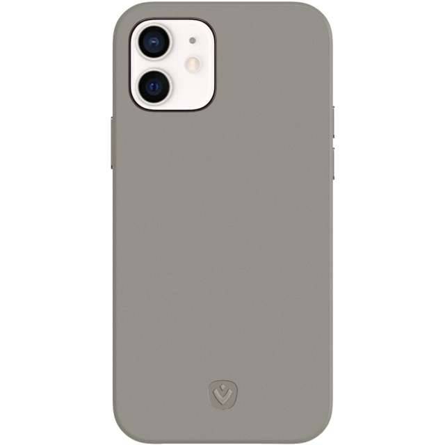 Valenta Leather Back Cover Snap Luxe Apple iPhone 12 Mini Grey-0