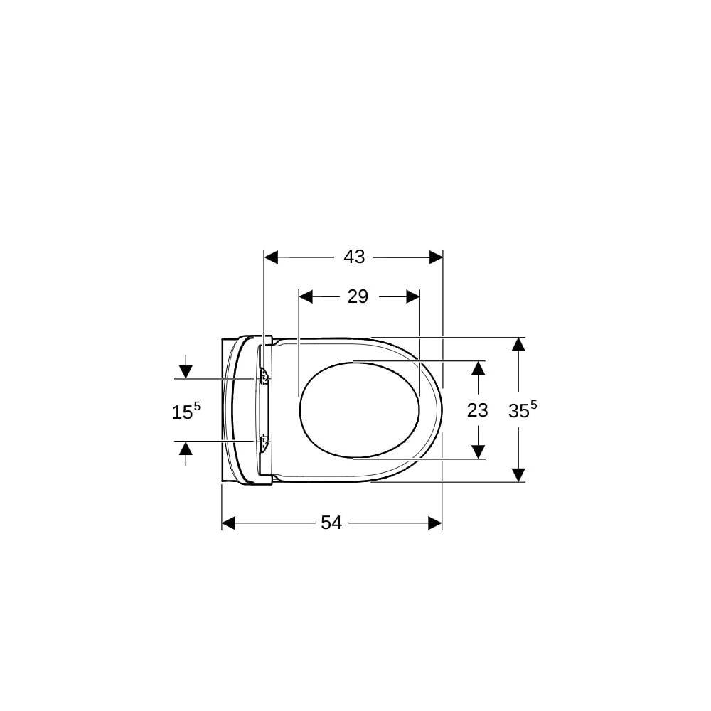 Geberit Renova Pack wand-wc diepspoel TurboFlush softclose quick release zitting wit-3