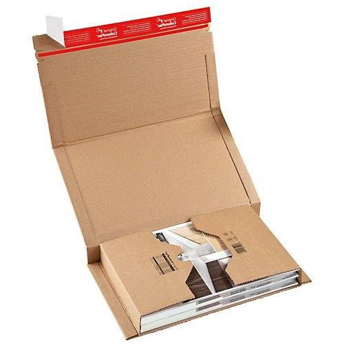 ColomPac CP020.12.020 Flexibele Boekverpakking - 325 x 250 x 80 mm - Bruin - 20 stuks-1