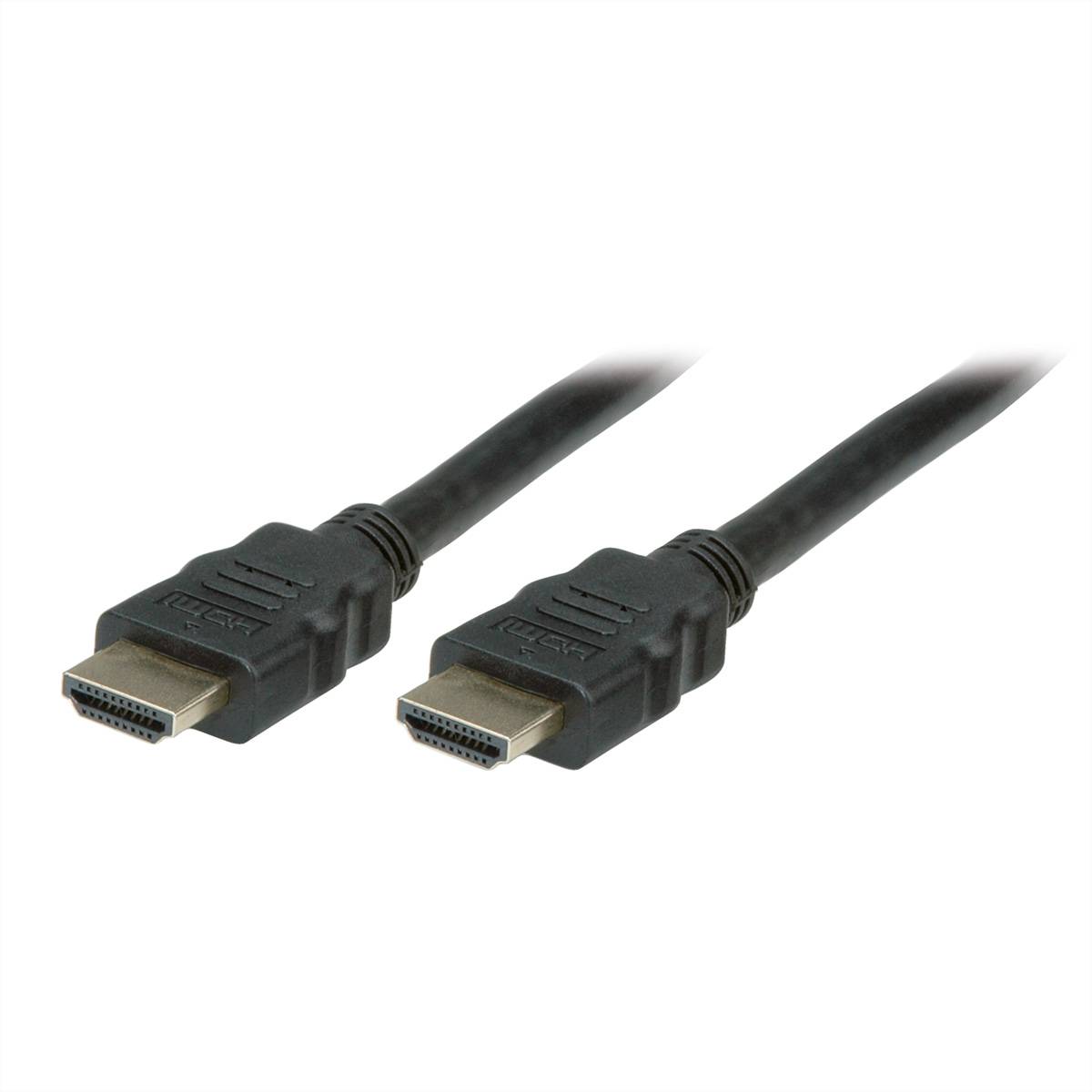 Secomp S3702 HDMI-kabel HDMI Aansluitkabel HDMI-A-stekker, HDMI-A-stekker 3 m Zwart 4K UHD-0