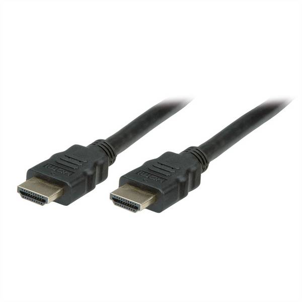 Secomp S3702 HDMI-kabel HDMI Aansluitkabel HDMI-A-stekker, HDMI-A-stekker 3 m Zwart 4K UHD