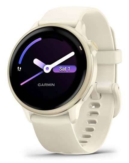Garmin vívoactive 6 3,05 cm (1.2") AMOLED 42 mm Digitaal 390 x 390 Pixels Touchscreen Wit Wifi GPS-0