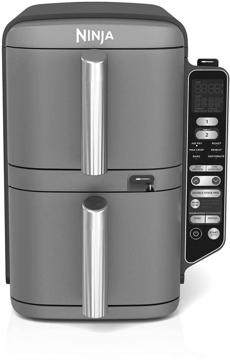 NINJA Airfryer - Double Stack XL SL451EU - 9,5L Capaciteit - 6 Kookprogramma's - Temperatuursonde - 2470W-0