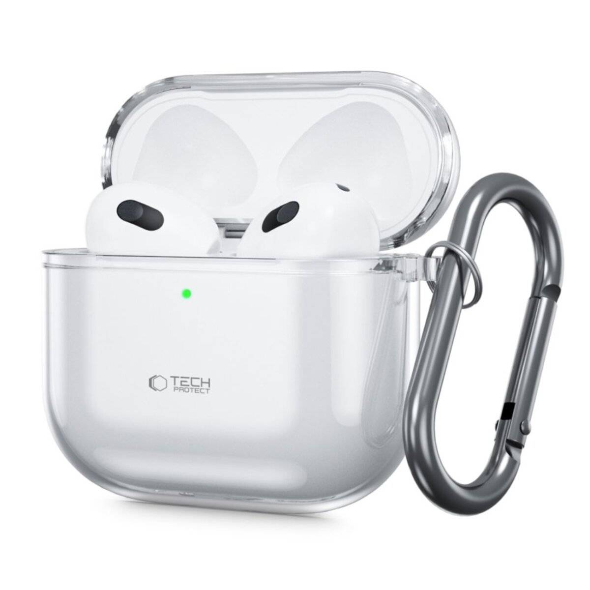 Tech-Protect FlexAir beschermhoes voor Apple AirPods 4 Transparant-0