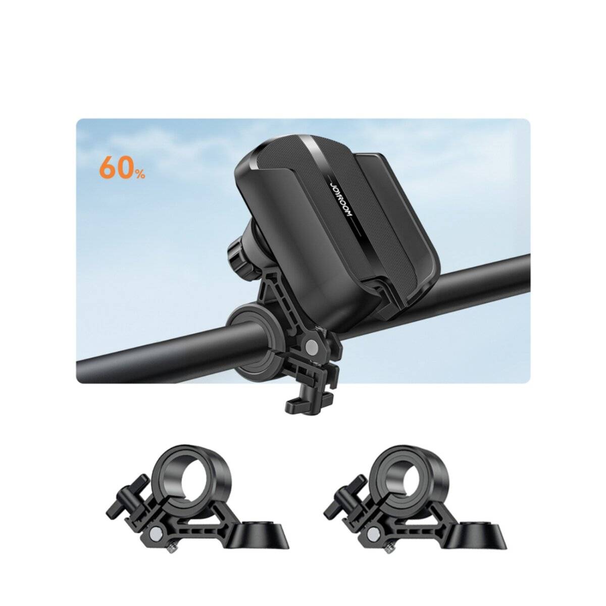 Joyroom JR-ZS431 Telefoonhouder voor Fiets, Motor, Scooter - Zwart-3