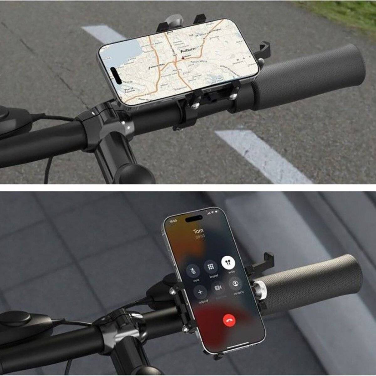 Tech-Protect V1 Universele Fietstelefoonhouder Zwart-3