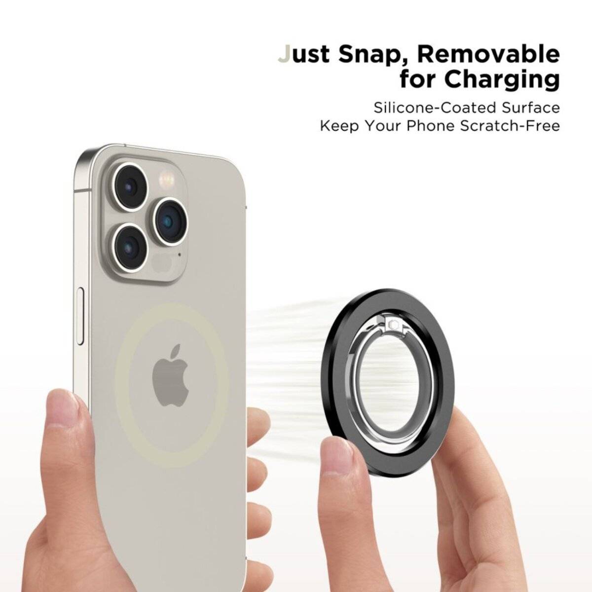 Tech-Protect MMR300 Magnetische Houder/Ring met MagSafe Zwart-2