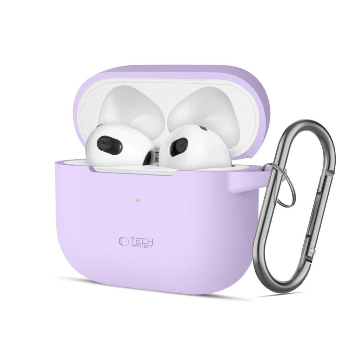 Tech-Protect siliconen haakhoesje voor AirPods 3 – paars-0