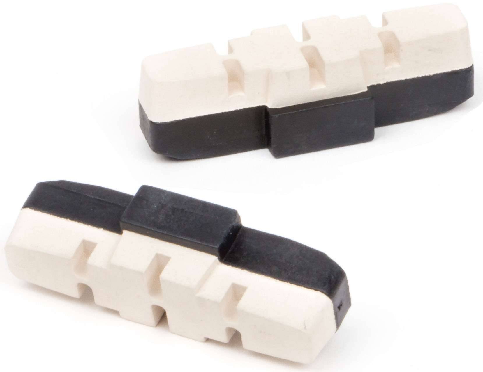 Rembloksets Elvedes power pads Magura HS11 / HS33 - witte compound (op kaart)-0