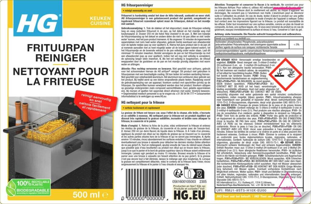 HG Frituurpanreiniger 500ML-1