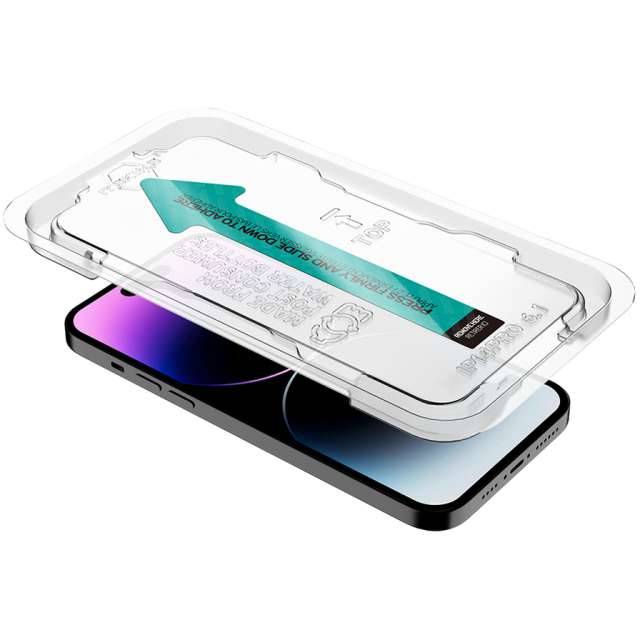 ITSKINS Supreme Glass Screen Protector with Alignment Tool Apple iPhone 14 Pro Clear-0