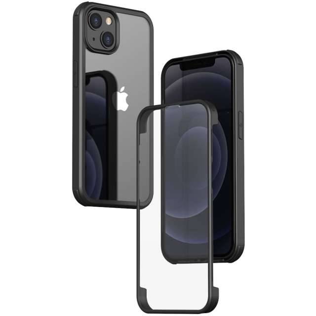 Valenta Tempered Glass Full Cover Bumper Case Apple iPhone 14 Plus Black-0