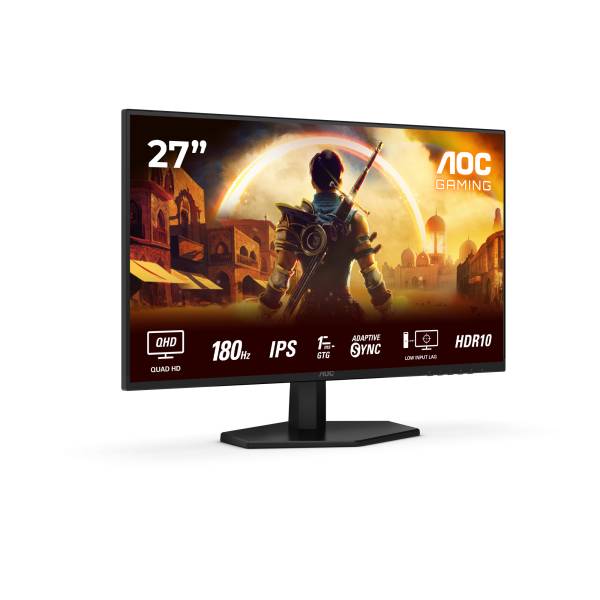 AOC Gaming Q27G42XE LED Monitor - 27" - 2560 x 1440 QHD @ 180 Hz (Q27G42XE) HDR10-1
