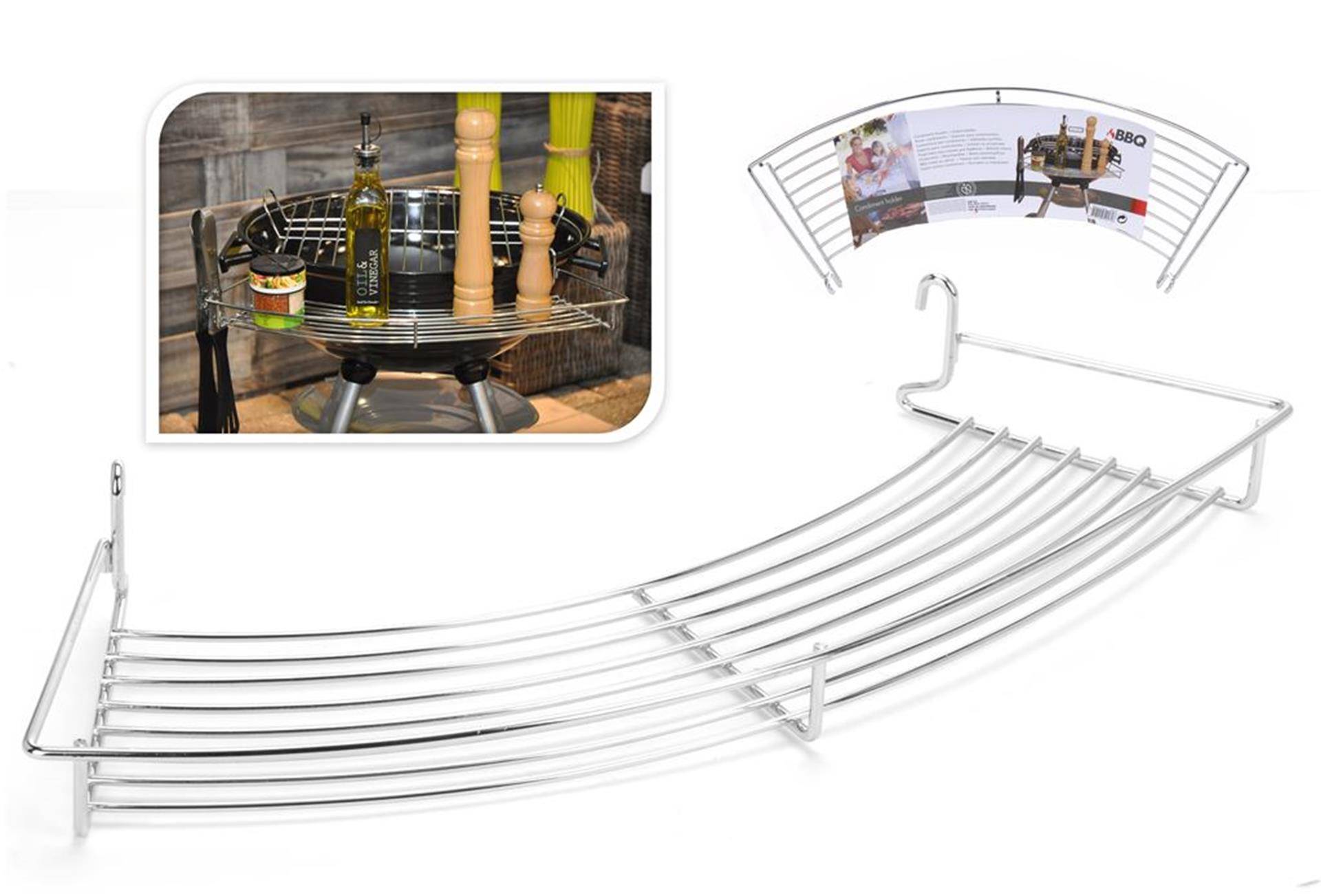 Bbq barbecue kruidenrek chroom 87181585457188718158545718-0
