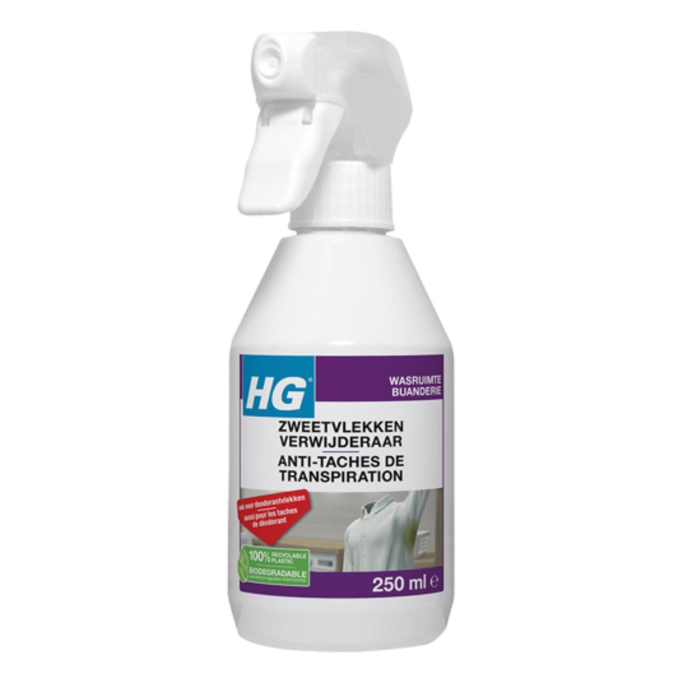 Hg zweetvlekkenverwijderaar 250ml 87115772023098711577202309-0