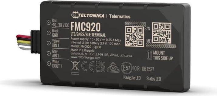 Teltonika FMC920 - GPS/GLONASS/GALILEO/BeiDou/QZSS Volgapparaat - 128 MB (FMC9202M5M01)-0