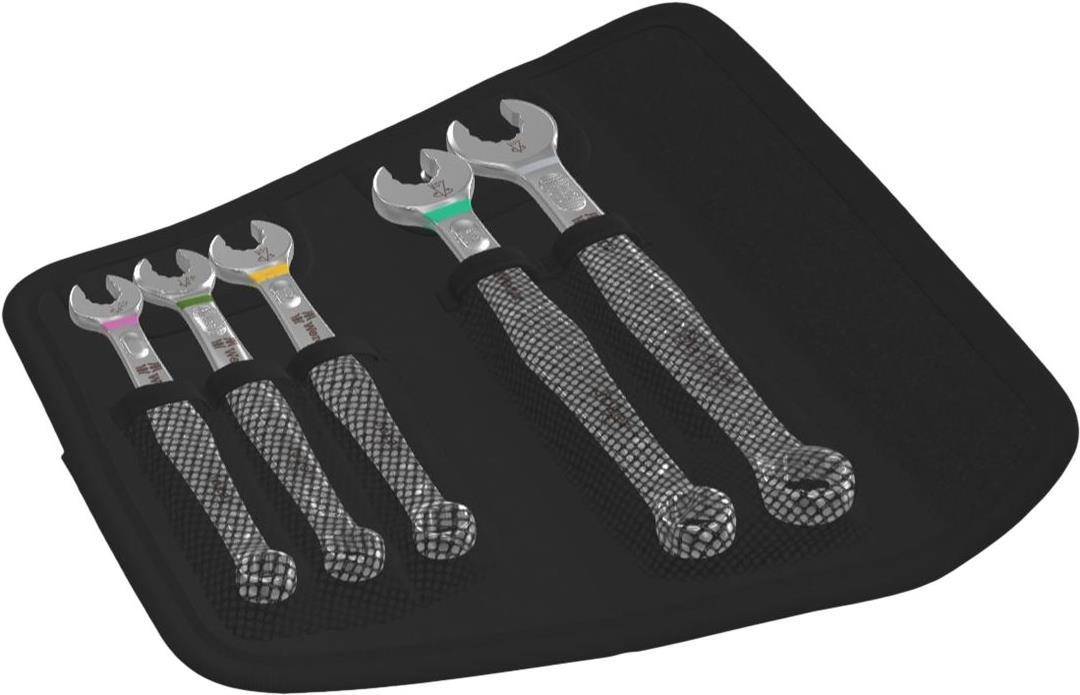 Wera 05004178001 5-Delige Joker 6003 Steeksleutelset, Maat 15-0