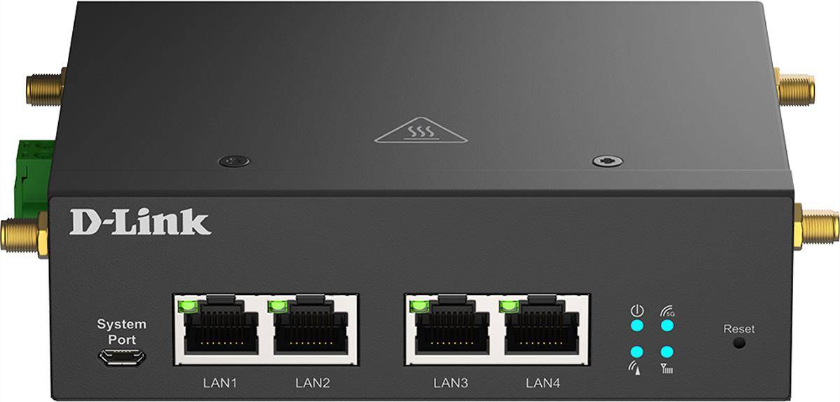 D-Link DWM-314-G 5 g Multi-Connect Modem 4 x 1000 Mbit/s Ethernet LAN-Poort - Model DWM-314-G RJ-45-0