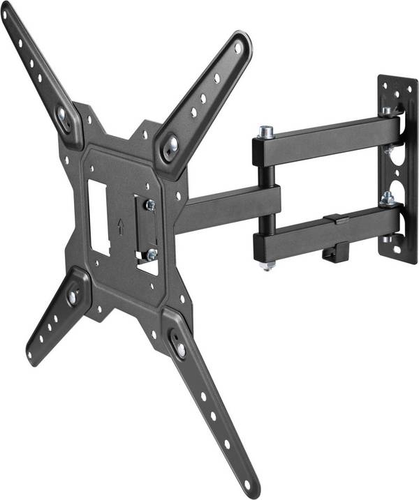 Vision VFM-WA4 x 4/V3 Bevestigingsset - Dubbel Scharnier - voor LCD Scherm - Zwart - 37"-60"