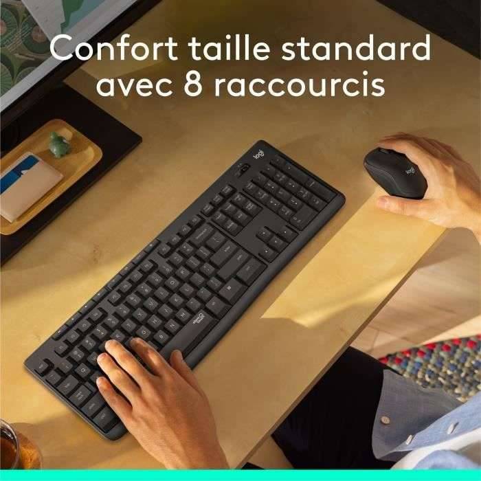 LOGITECH - Toetsenbordcombinatie - Draadloze muis en stil - MK295-2