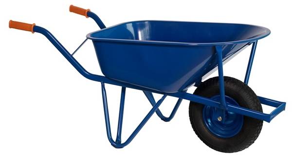 Bouwkruiwagen Bak 80 L Ivana Blauw Extra Versterkt-0