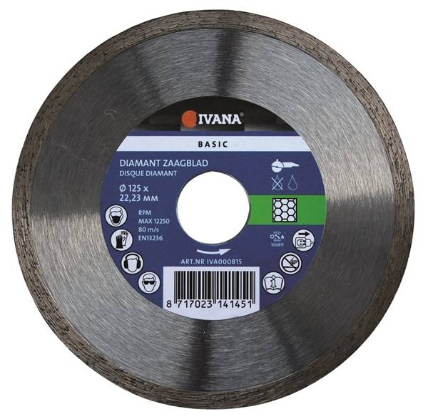 Diamantzaagblad Ivana Tegels 115 / 22,2 Basic-0
