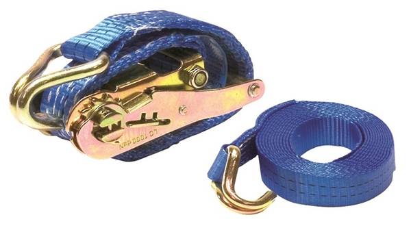 Sjorband 2000 Kg 5 Mtr Met Haak/Ratel 35 Mm Blauw-0