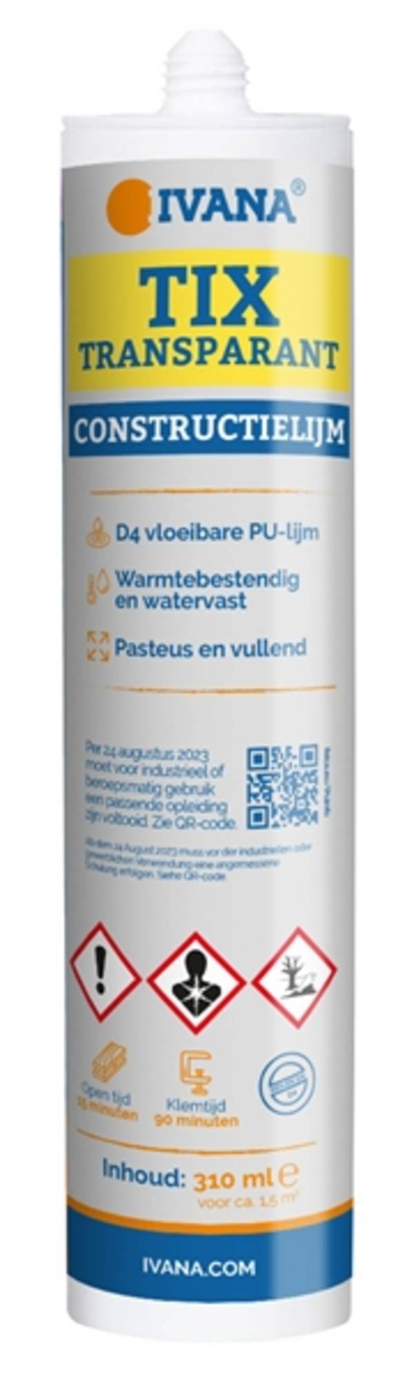 Constructielijm  Ivana Tix D4                  310Ml