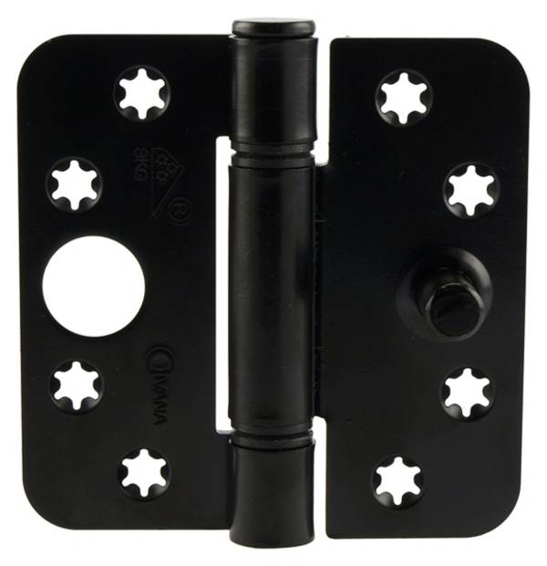 Ivana Top 140 Scharnier Zwart 89X89x3 Vh Rh 3-Dlg